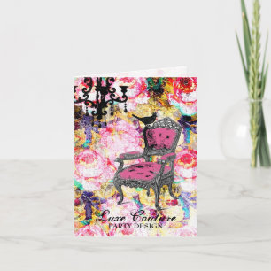 GC Fabulously French Shabby Rose Card