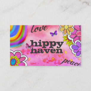 GC Hippy Tie Dye Pink Business Card