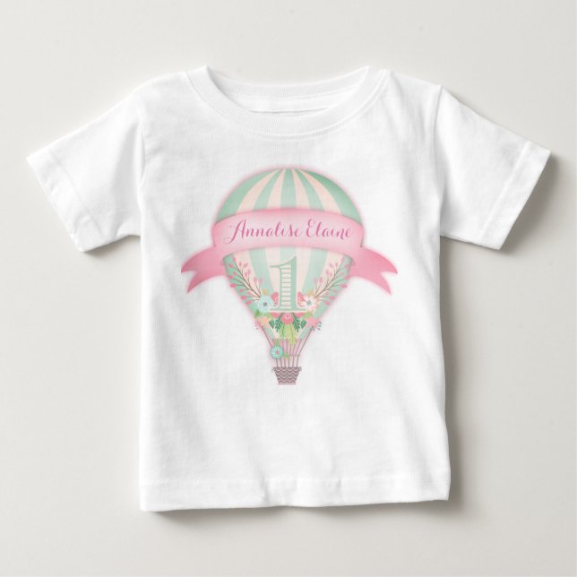 GC Hot Air Balloon First Birthday Tee (Front)