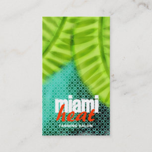 GC Miami Heat Wave Grunge Business Card