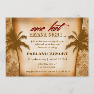 GC One Hot Havana Night Invitation