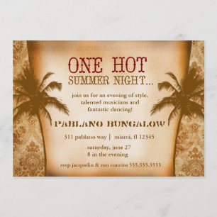 GC One Hot Summer Night Invitation