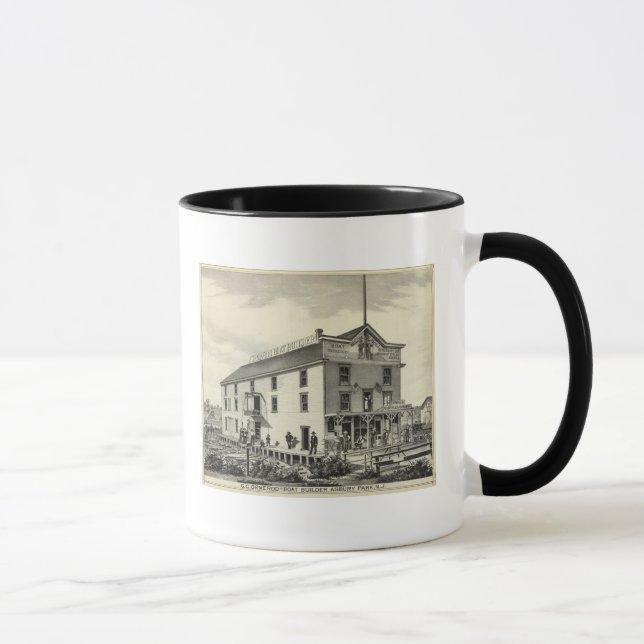 GC Ormerod, the Boat Builder, Asbury Park, NJ Mug (Right)
