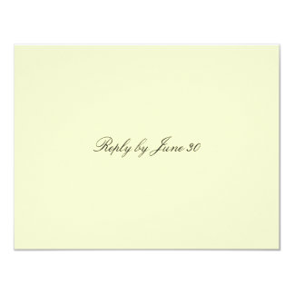 plain rsvp cards