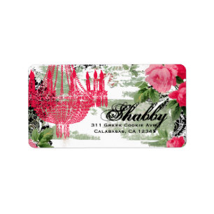 GC Shabby Garden Couture Chandelier Label