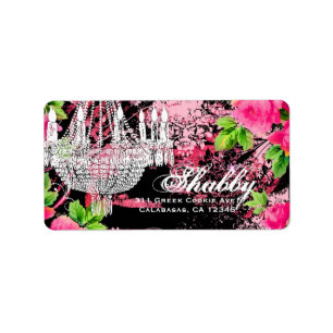 GC Shabby Wild Garden Couture Chandelier Label