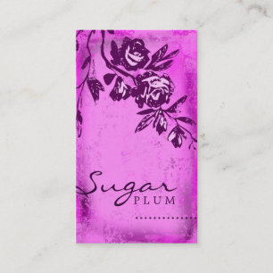 GC Sugar Plum Rose Business Card