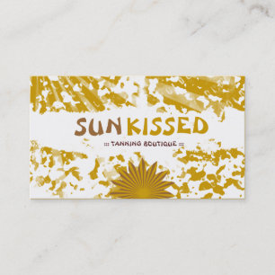 GC Sun Kisssed Grunge & Sun Rays Business Card