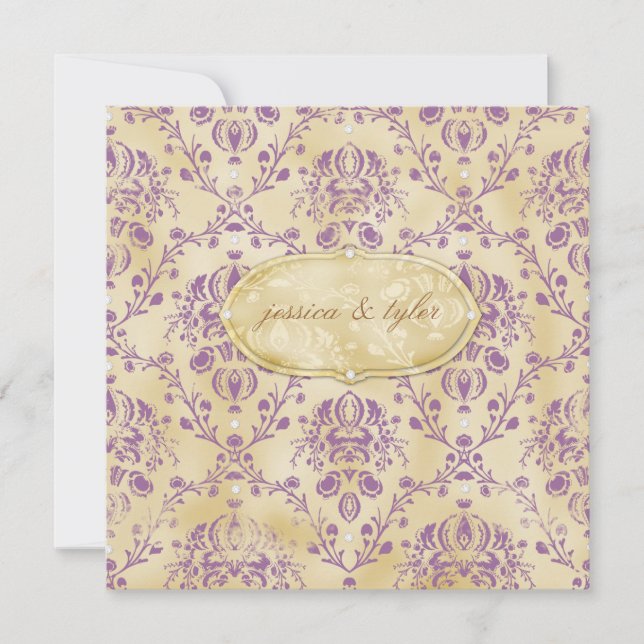 GC | Sweet Cookie Invitation | Plum (Front)