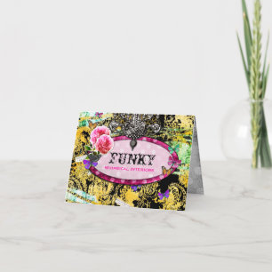 GC Whimsical Vintage Pink Bee Card
