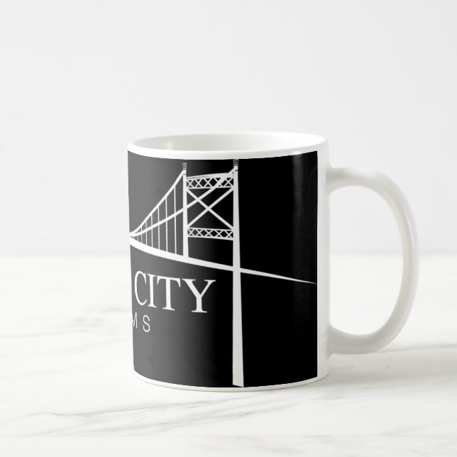 GCF - White on Black Mug (Right)