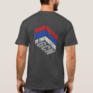 'GCN' Parody Thank You For Your Attention Graphic T-Shirt
