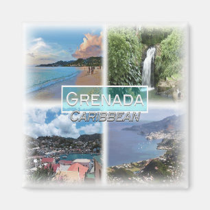 GD0008 America, Caribbean, Grenada, fridge Magnet