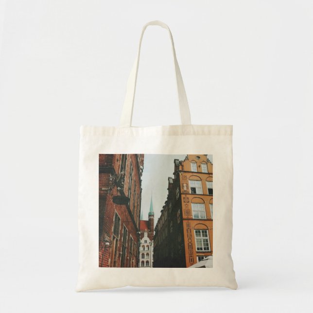 Gdansk Cityscape Tote Bag (Front)