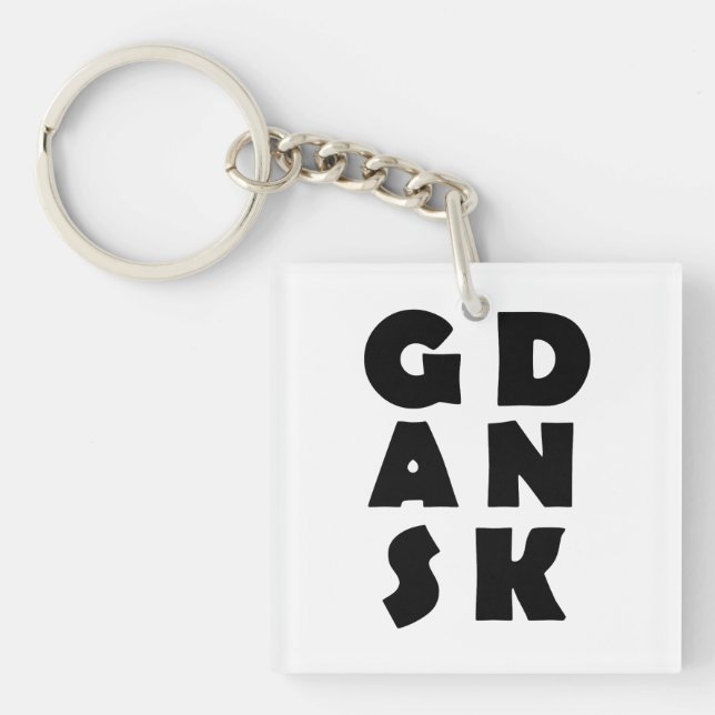Gdansk Poland Key Ring (Front)