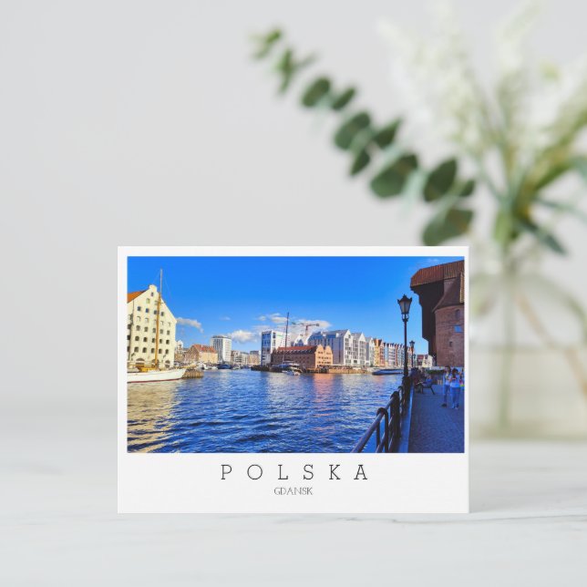 Gdansk, Poland , Polska Postcard (Standing Front)