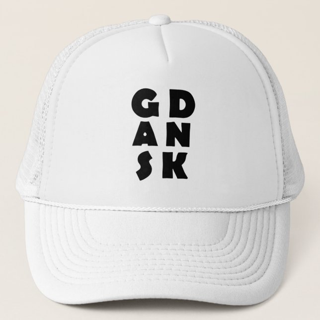 Gdansk Poland Trucker Hat (Front)