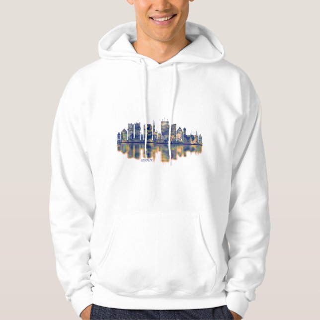 Gdansk Skyline Hoodie (Front)