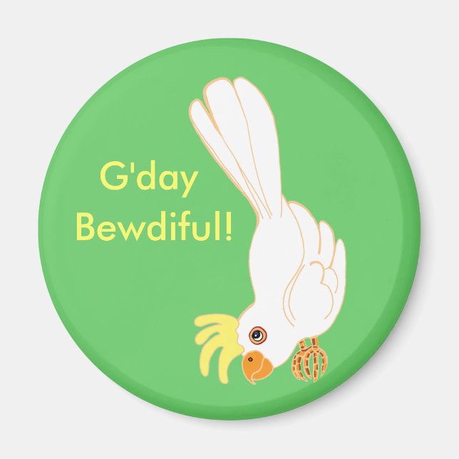 G'day bewdiful! magnet (Front)
