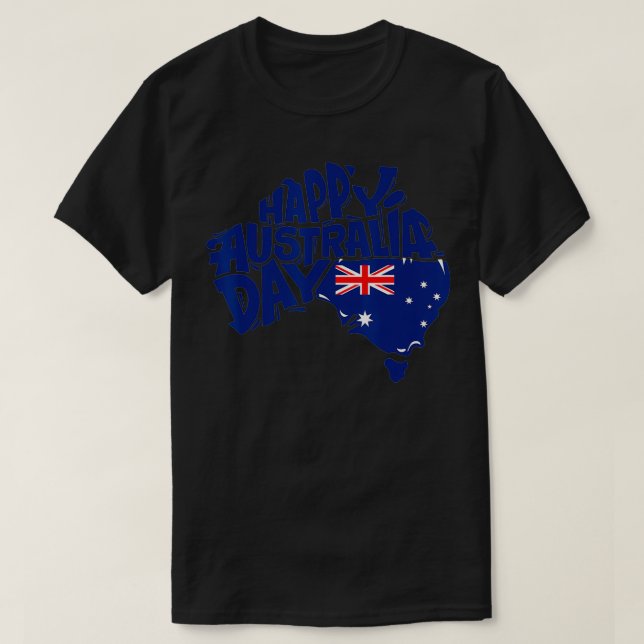 G'Day Happy Australia Day  T-Shirt (Design Front)