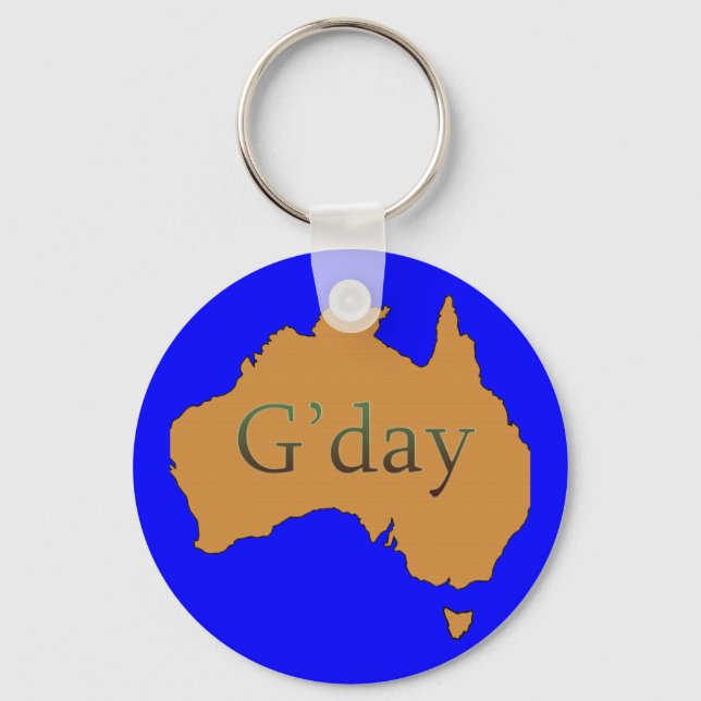 G'day Key Ring (Front)