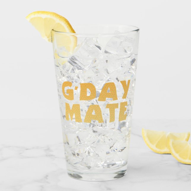 G'Day Mate Glass  (Front Ice)