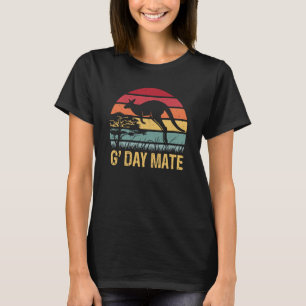 G'Day Mate Kangaroo Aussie Australia Roo G'Day Mat T-Shirt