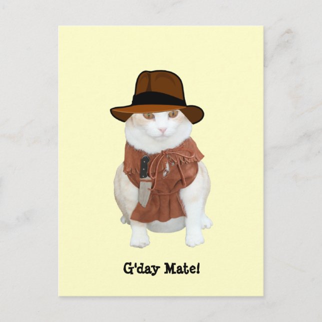 G'Day Mate! Postcard (Front)