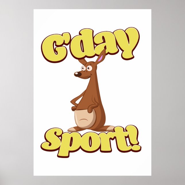 G'day Sport Poster (Front)