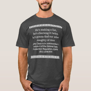 GDPR Festive T-Shirt