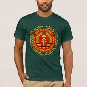 GDR DDR NVA Emblem German Communist East Germany T-Shirt