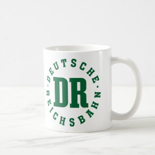 GDR. / DDR. Railway - German Reichsbahn Sign Coffee Mug
