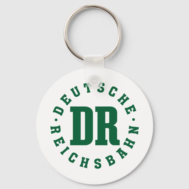 GDR. / DDR. Railway - German Reichsbahn Sign Key Ring (Front)