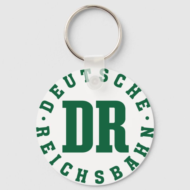 GDR. / DDR. Railway - German Reichsbahn Sign Key Ring (Front)