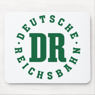 GDR. / DDR. Railway - German Reichsbahn Sign Mouse Pad