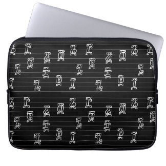 Ge’ez Numbers Illustration – Traditional Ethiopian Laptop Sleeve