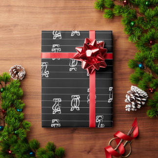 Ge’ez Numbers Illustration – Traditional Ethiopian Wrapping Paper