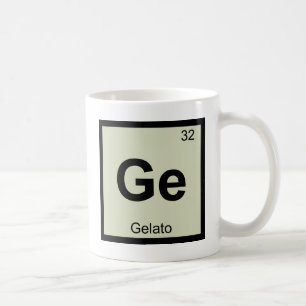 Ge - Gelato Chemistry Periodic Table Symbol Coffee Mug
