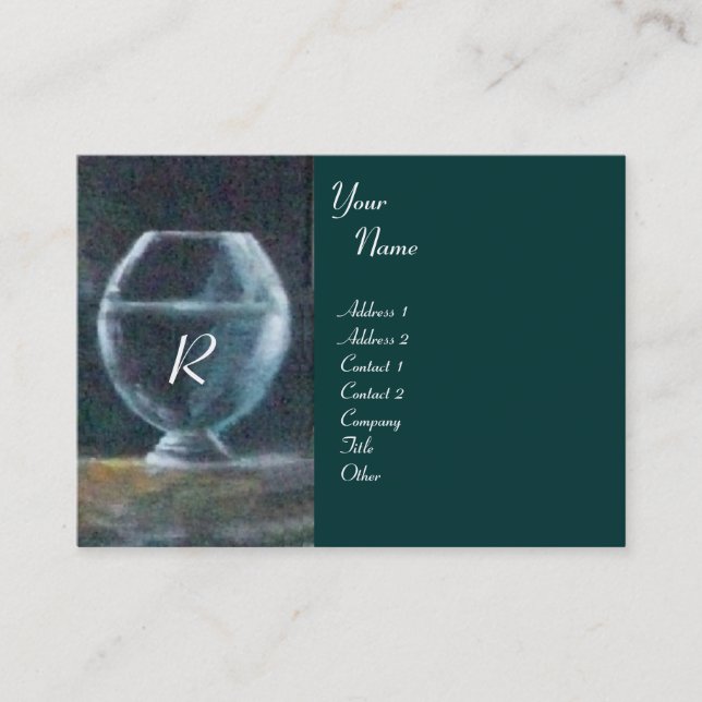 GEA ,MYRTLE AND WATER ,Monogram Business Card (Front)