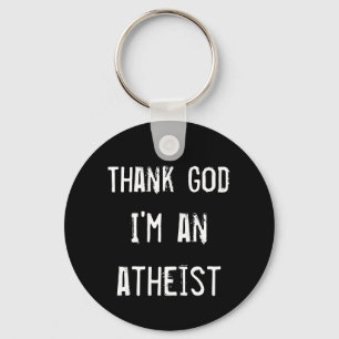 Gear for Atheist Key Ring