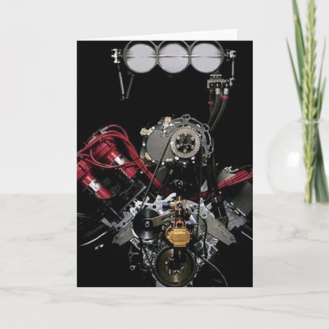 Gear Head Greeting Cards (Front)