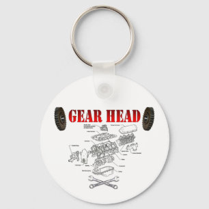 GEAR HEAD KEY RING