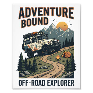 Gear Low Grind On Retro Off Road Adventure Photo Print