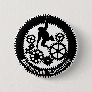 gear monkey 2 6 cm round badge