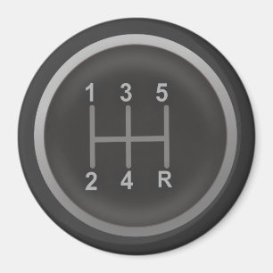 Gear Shift Knob for Nerd Geeks Magnet
