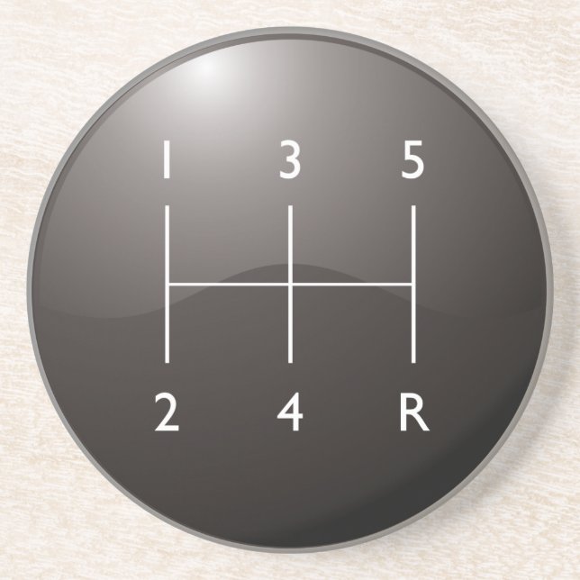 Gear Shifter Coaster (Front)