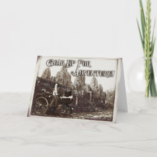 Gear Up For Adventure Greeting Card