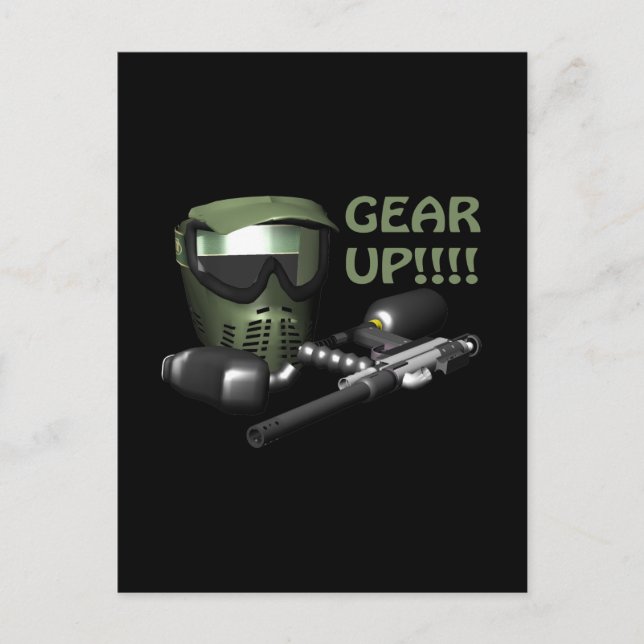 Gear Up Postcard (Front)