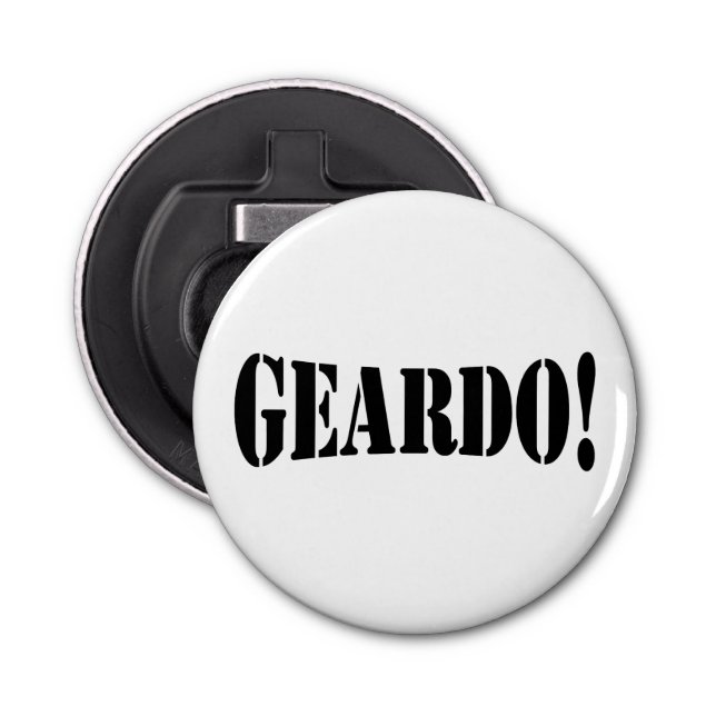GEARDO! BOTTLE OPENER (Front)