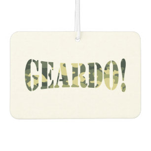 GEARDO! CAMO / CAMOUFLAGE CAR AIR FRESHENER